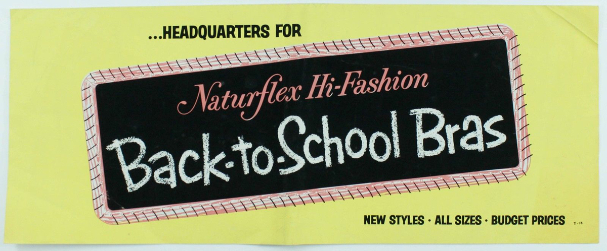 Back to School Bras, Naturflex Hi Fashion 