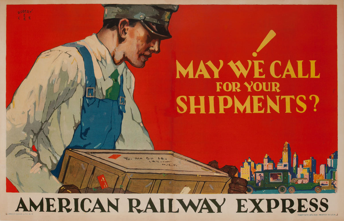 American Railway Express, May We Call For Your Shipments?