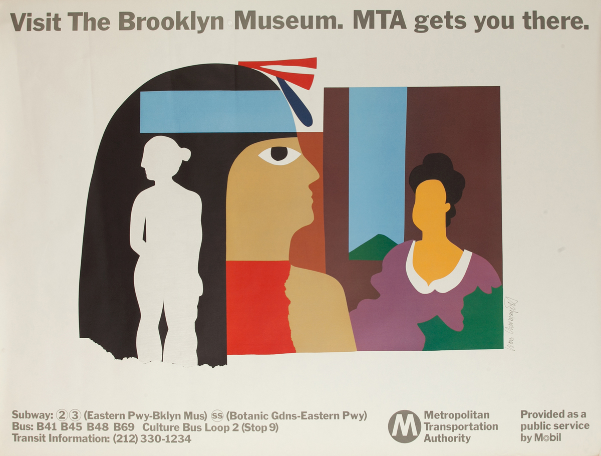 Visit the Brooklyn Museum, MTA gets you there.