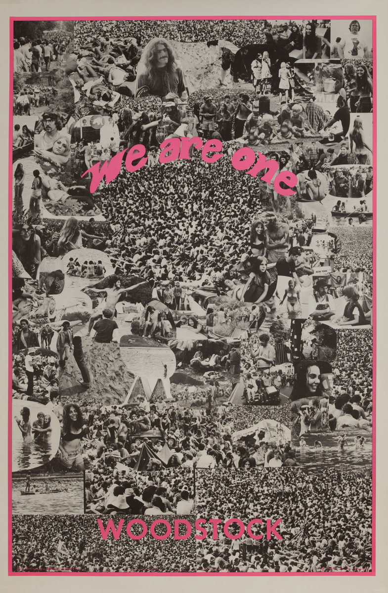 Woodstock - We Are One Original Poster