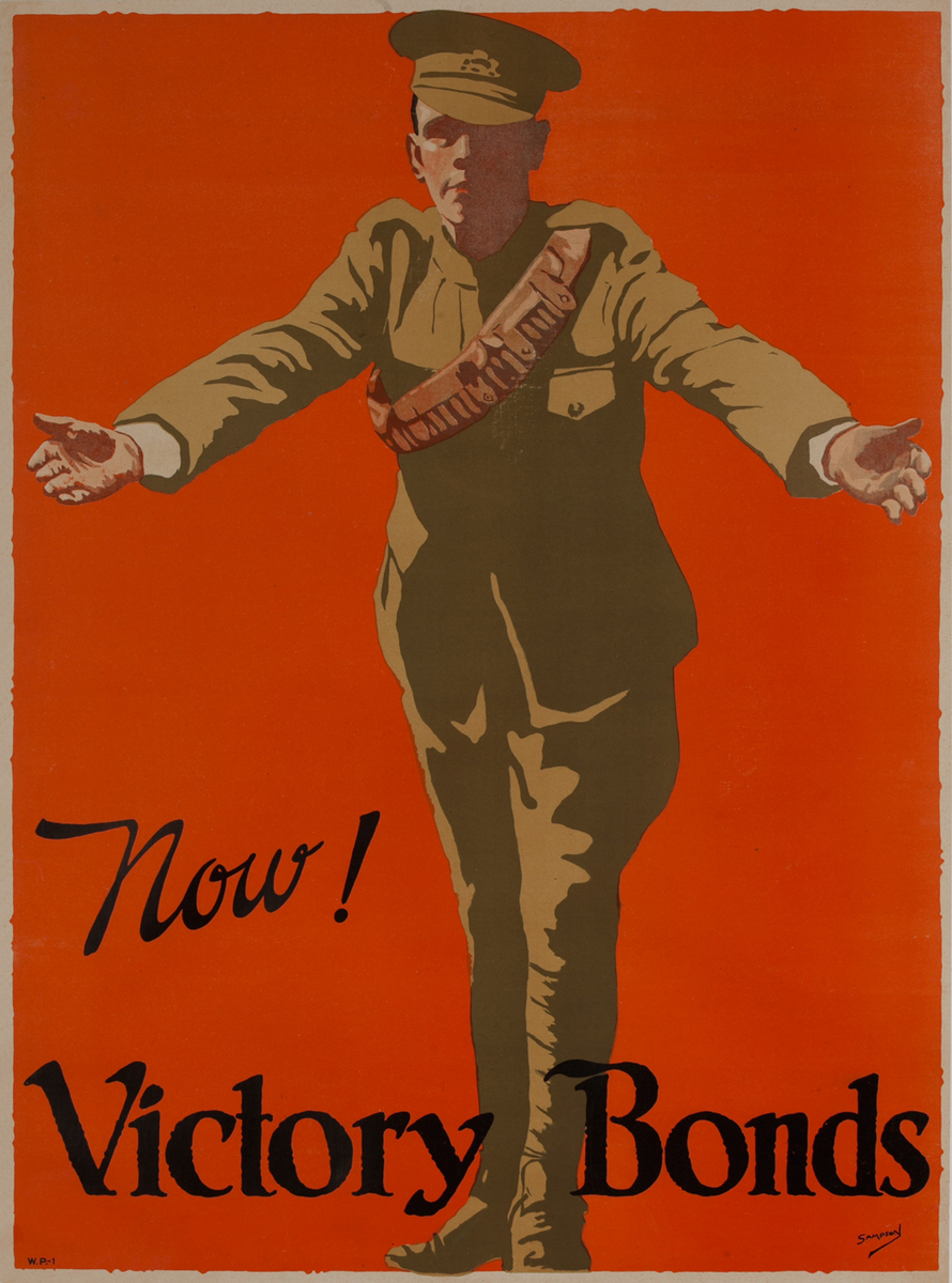 Now! Victory Bonds, Canadian WWI Poster
