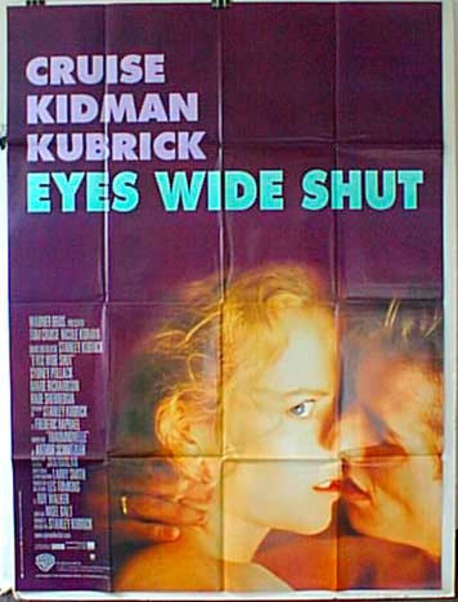 Eyes Wide Shut French Release Original Movie Poster