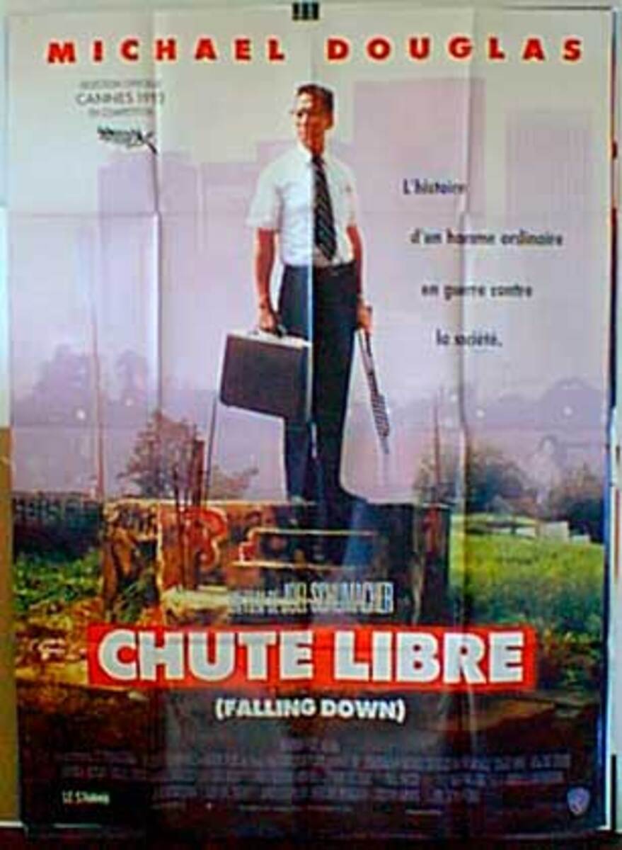 Falling Down French Release Original Movie Poster