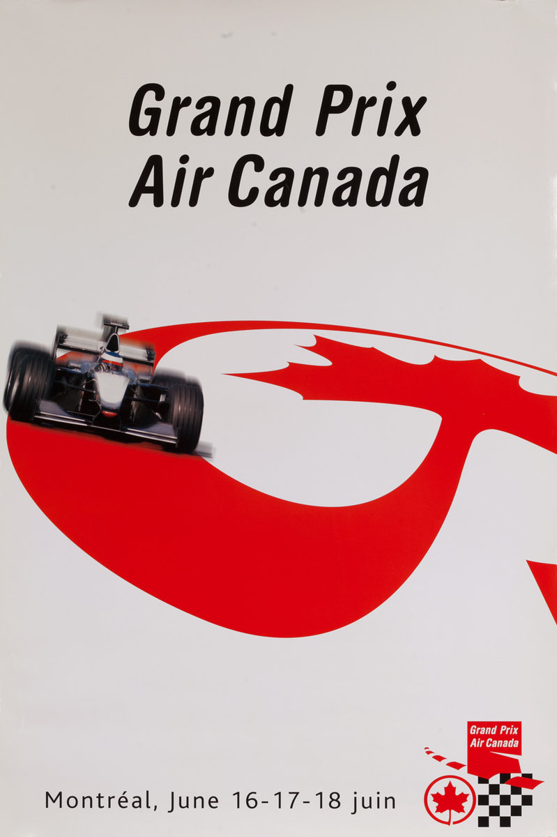 Gran Prix - Air Canada Travel Poster