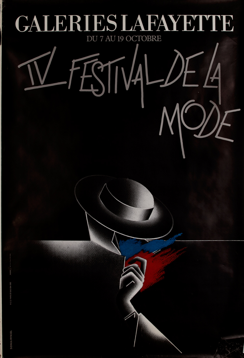 Galeries Lafayette IV Festival De La Mode French Poster