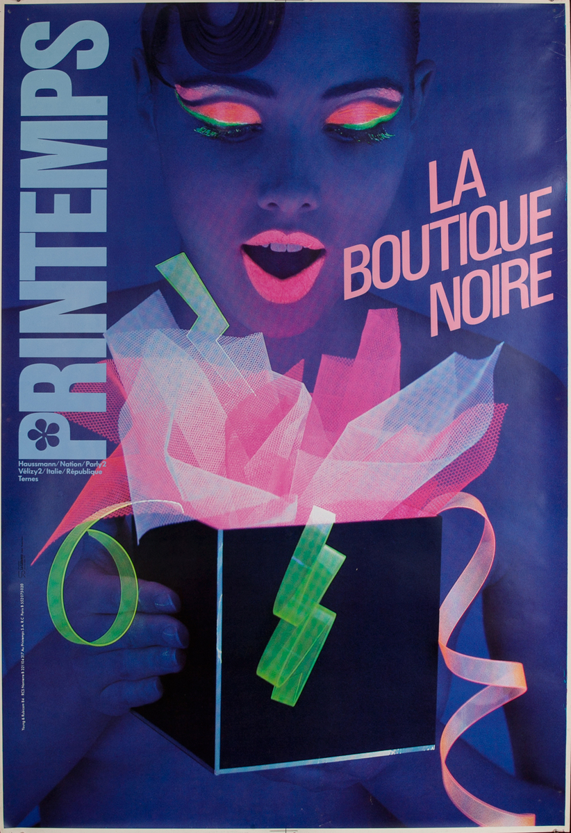 Printemps, La Boutique Noire, French Advertising Poster