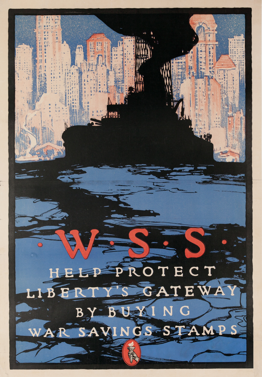 WSS Help Protect Liberty's Gateway by Buying War Savings Stamps