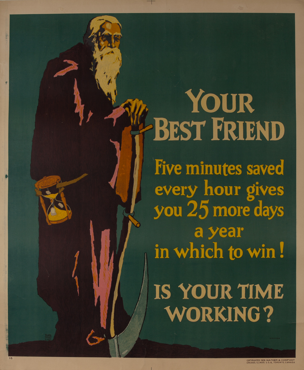 Your Best Friend, Mather Work Incentive Poster