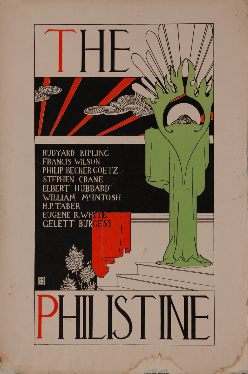 The Philistine American Literary Poster 