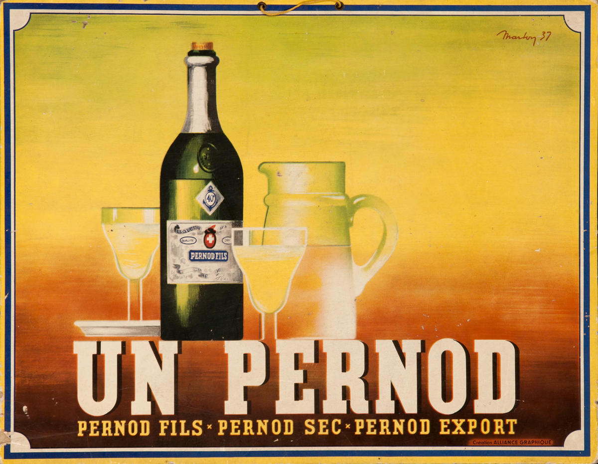 Un Pernod, Pernod Fils - Pernod Sec - Pernod Export