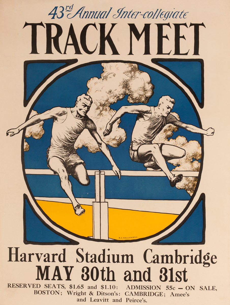 43rd Annual Inter-collegiate Track Meet, Harvard Stadium Cambridge