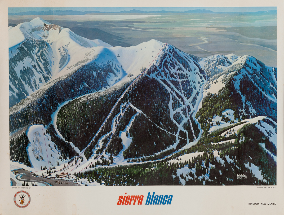Sierra Blanca Ski Trail Map