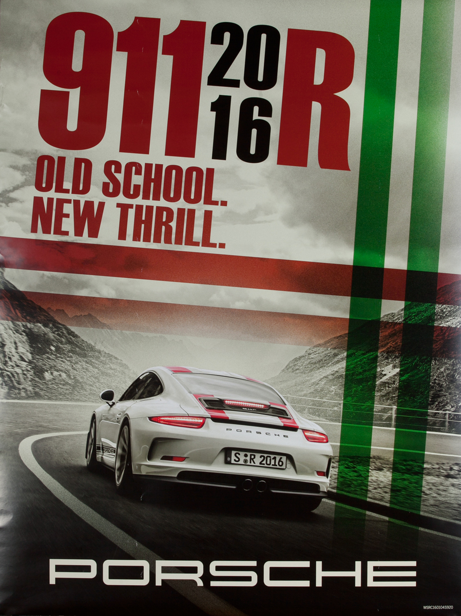 Porsche 911R Old School New Thrill