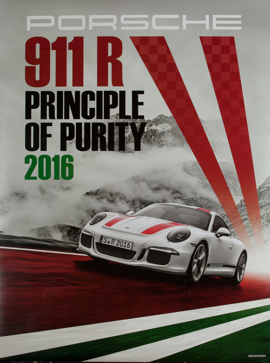 Porsche 911 R Principle of Purity