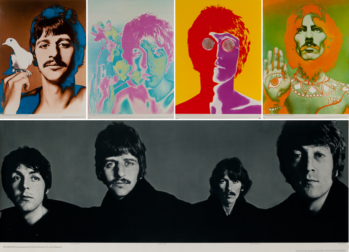 Look Magazine Beatles Poster set