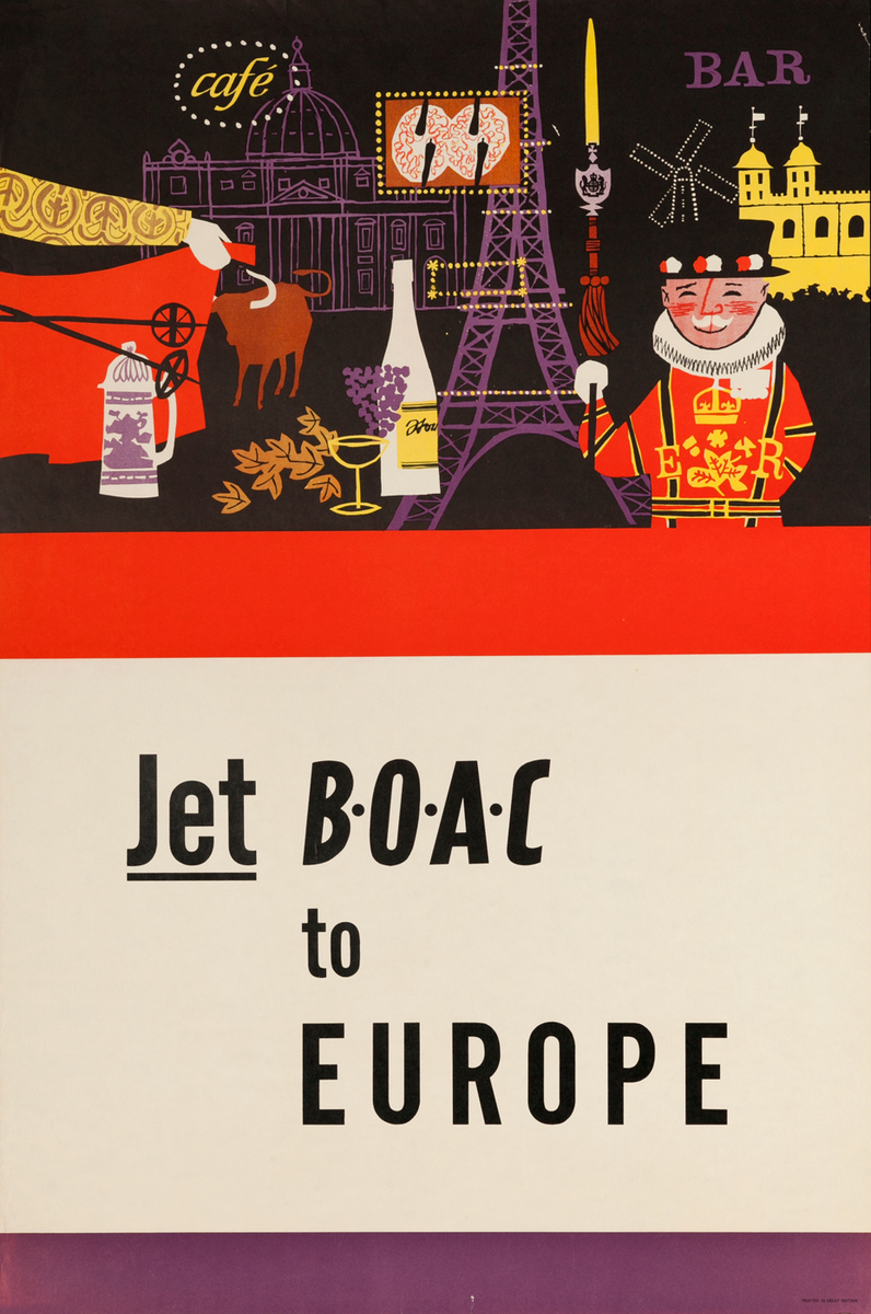 Jet BOAC to Europe
