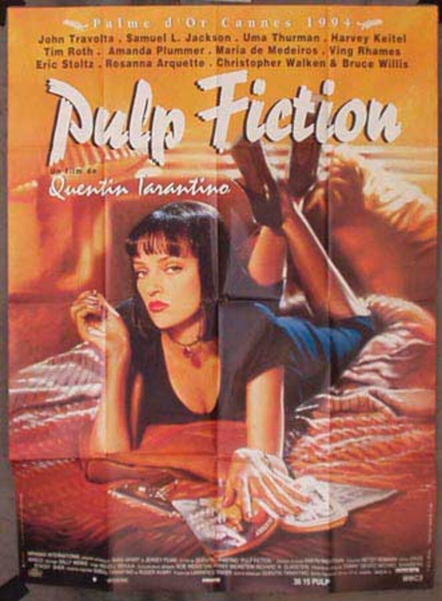 Pulp Fiction Original French release Movie Poster