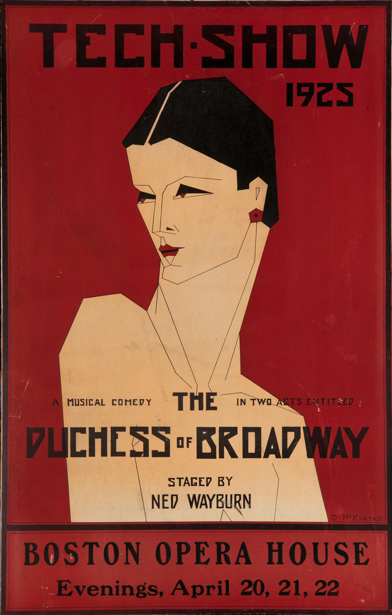 MIT Tech Show Poster, The Dutchess of Broadway, Boston Opera House