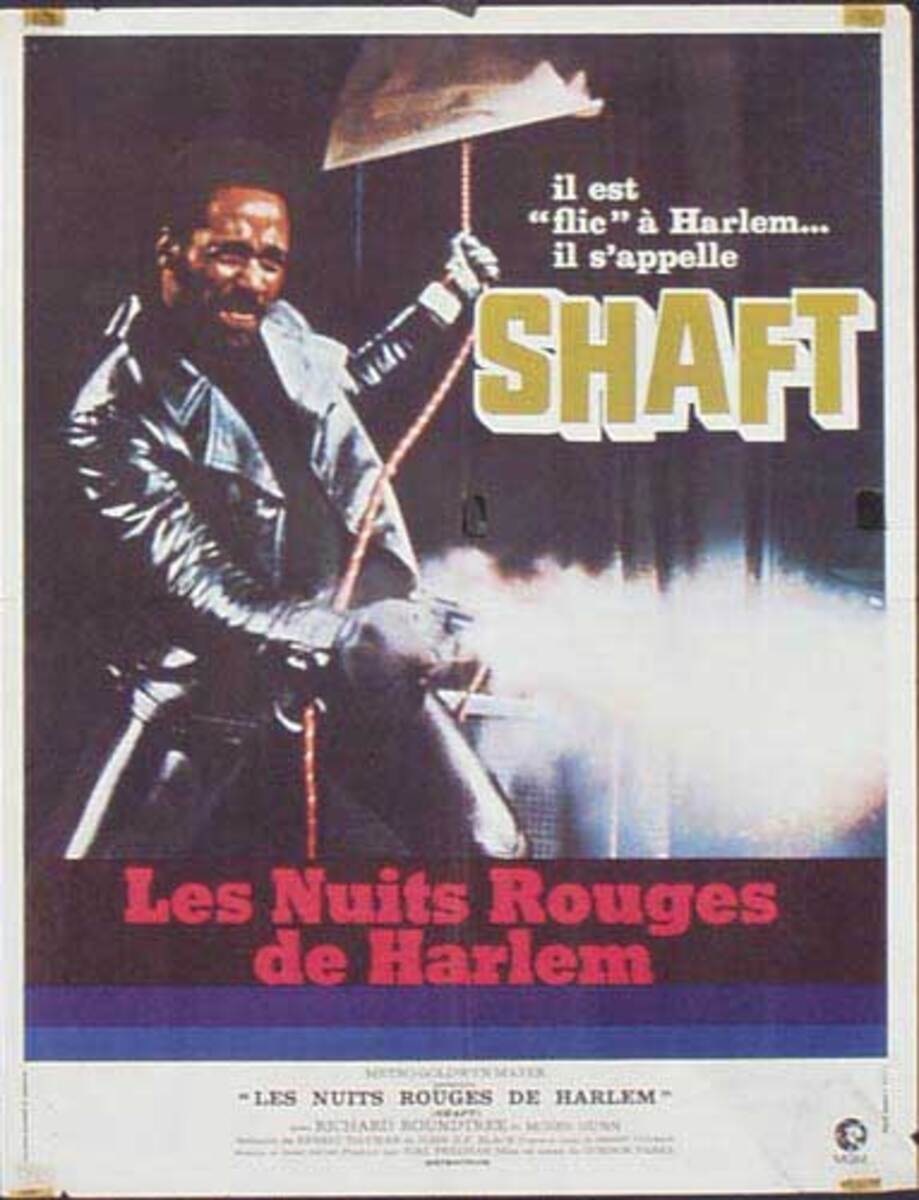 Shaft Original French Movie Advertising Poster 
