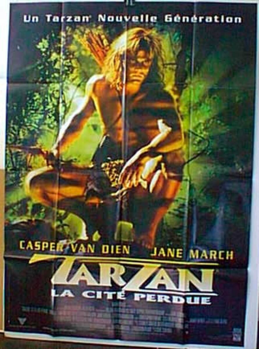 Tarzan the Lost City French Release Original Movie Poster