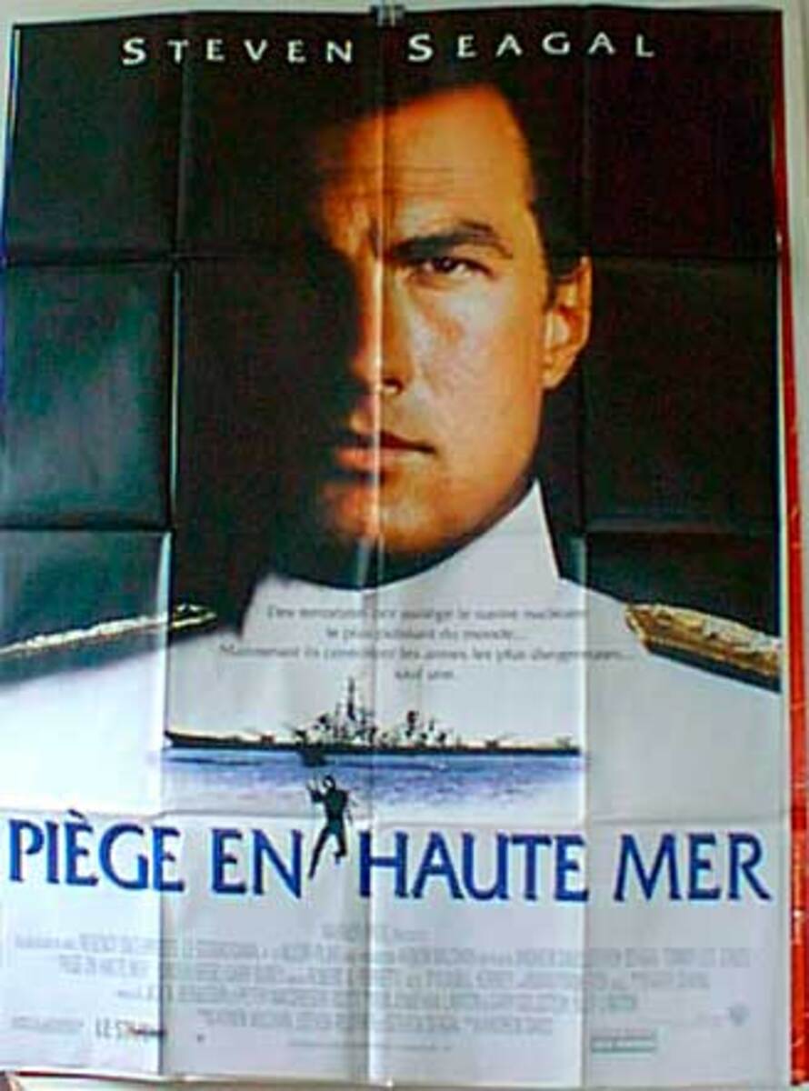 Under Seige French Release Original Movie Poster