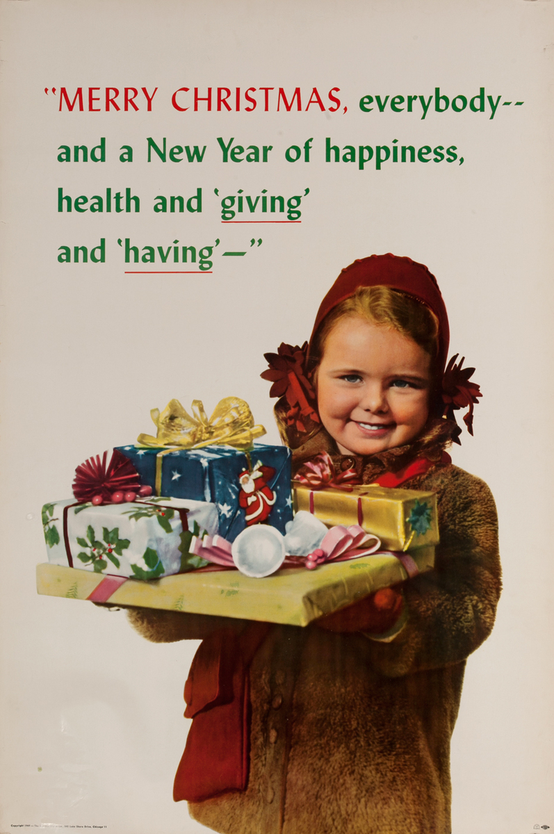 Merry Christmas and a New Year of happiness. Sheldon-Claire Work Incentive Poster
