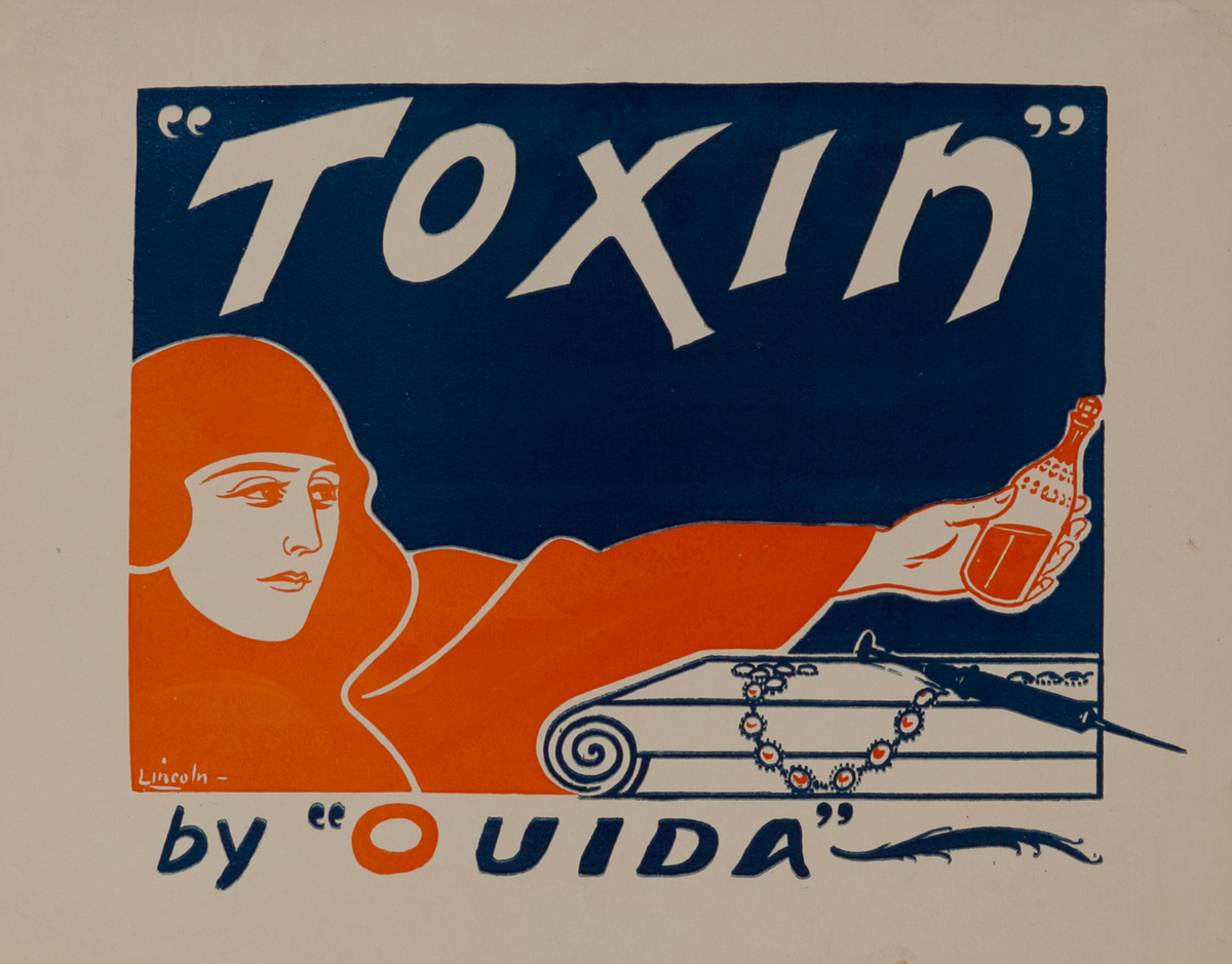 Toxin by Ouida American Literary Poster