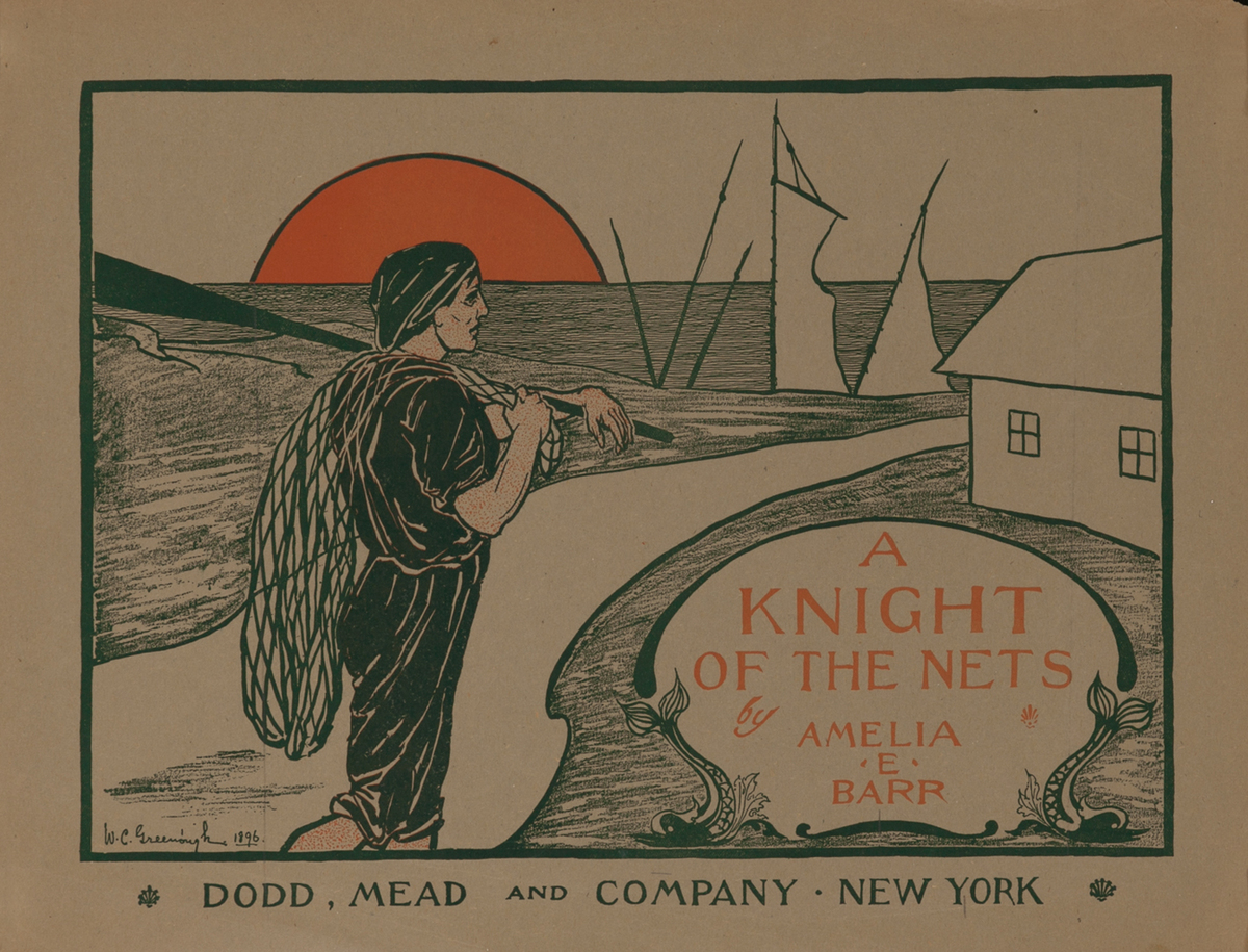 A Knight of the Nets by Amelia E Barr, American Literary Poster