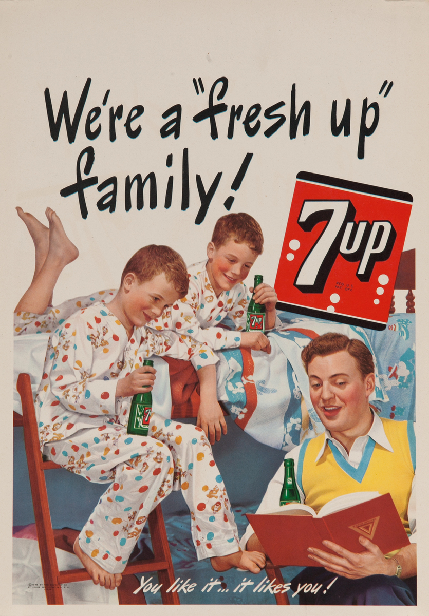 We're a Fresh Up Family, 7up - You like it..  likes you!