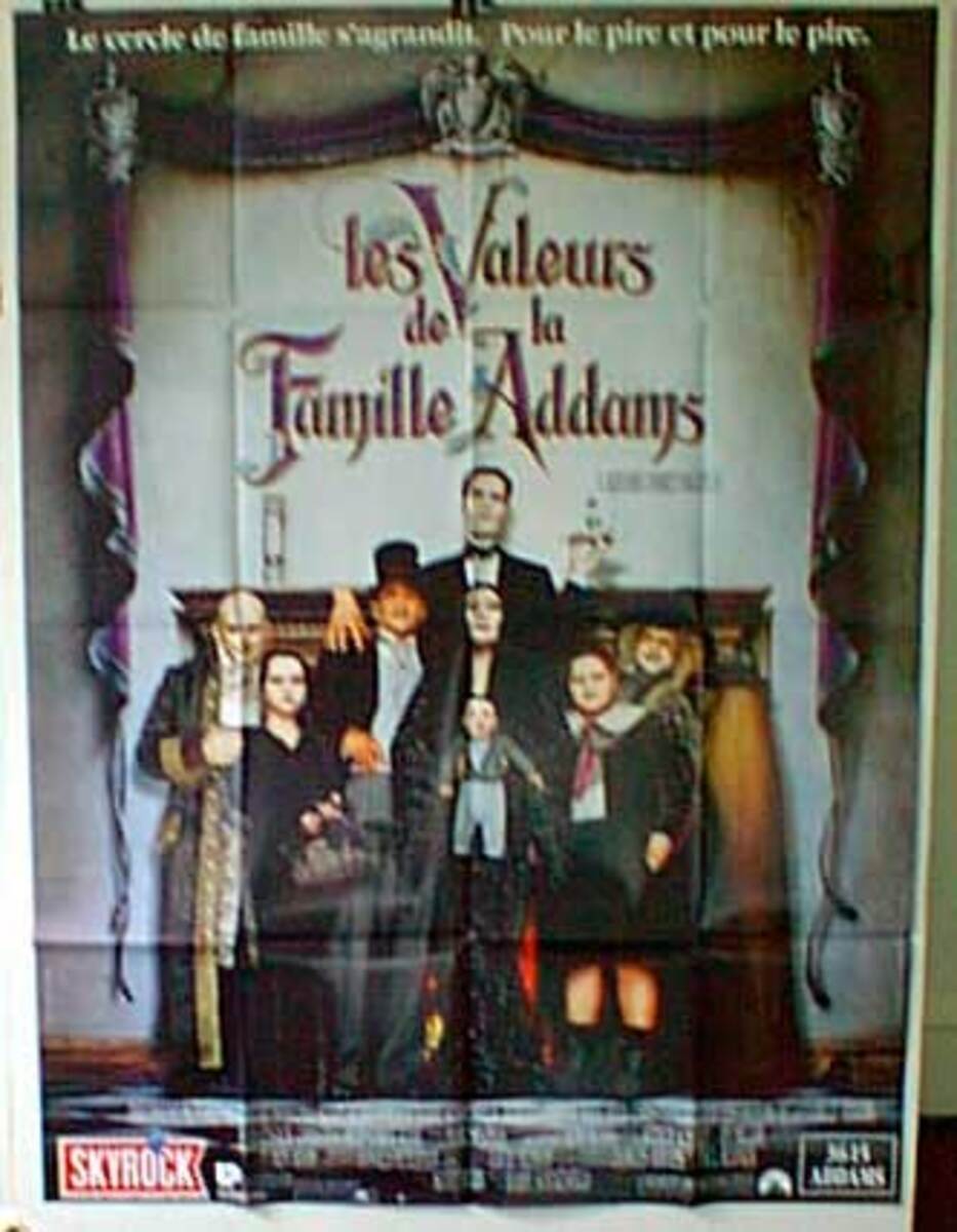 Addams Family Values Original French Movie Poster