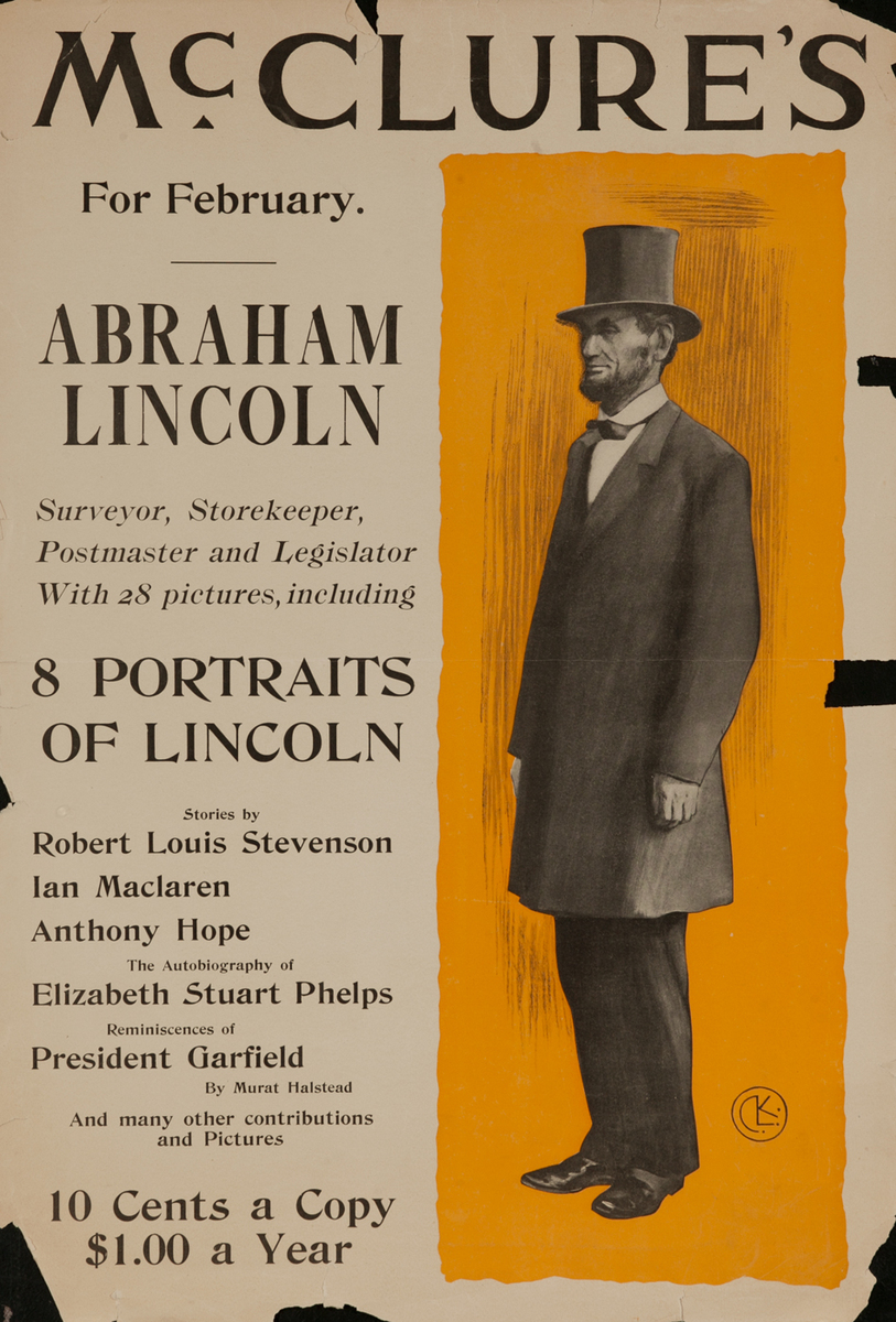McClure's For February, Abraham Lincoln, 8 Portraits of Lincoln