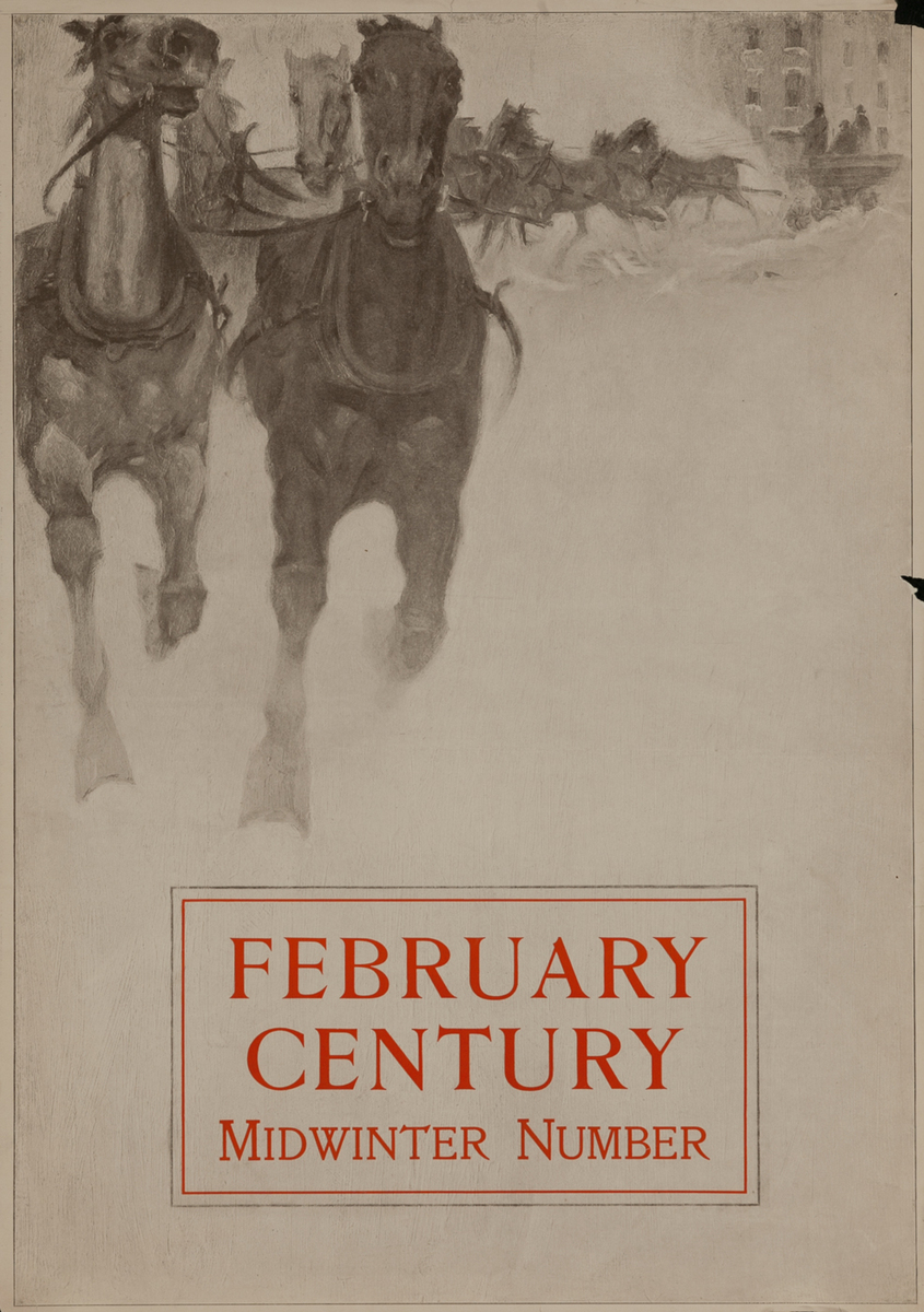 February Century, Midwinter Number American Literary Poster