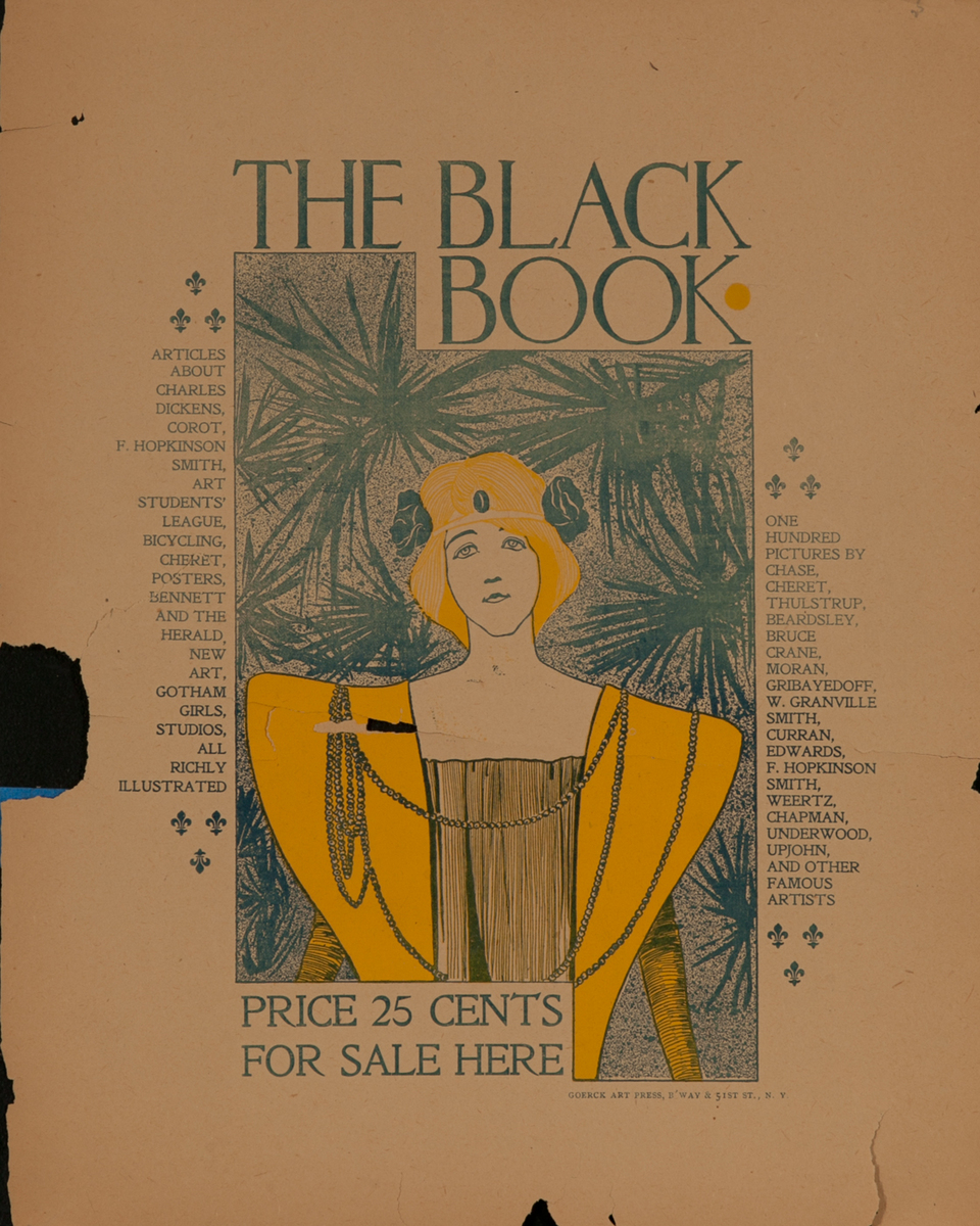 The Black Book American Literary Poster