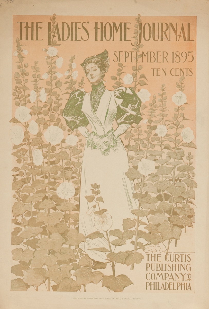 Ladies Home Journal September 1895 American Literary Poster