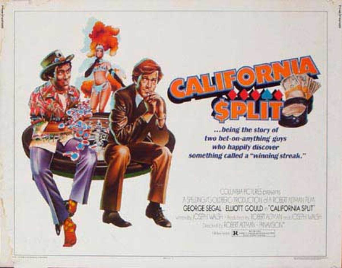 California Split Original Vintage Movie Poster