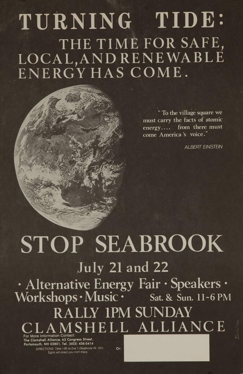 Turning Tide: The Time for Safe, Local, and Renewable Energy has Come. Stop Seabrook