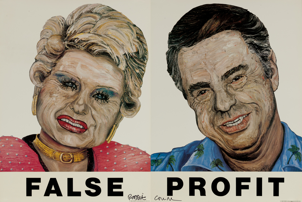 False Profit Tammy Faye and Jim Bakker, HAND SIGNED
