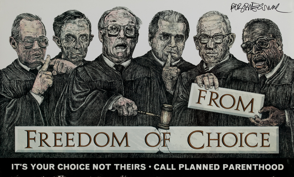 Freedom from Choice Protest Poster