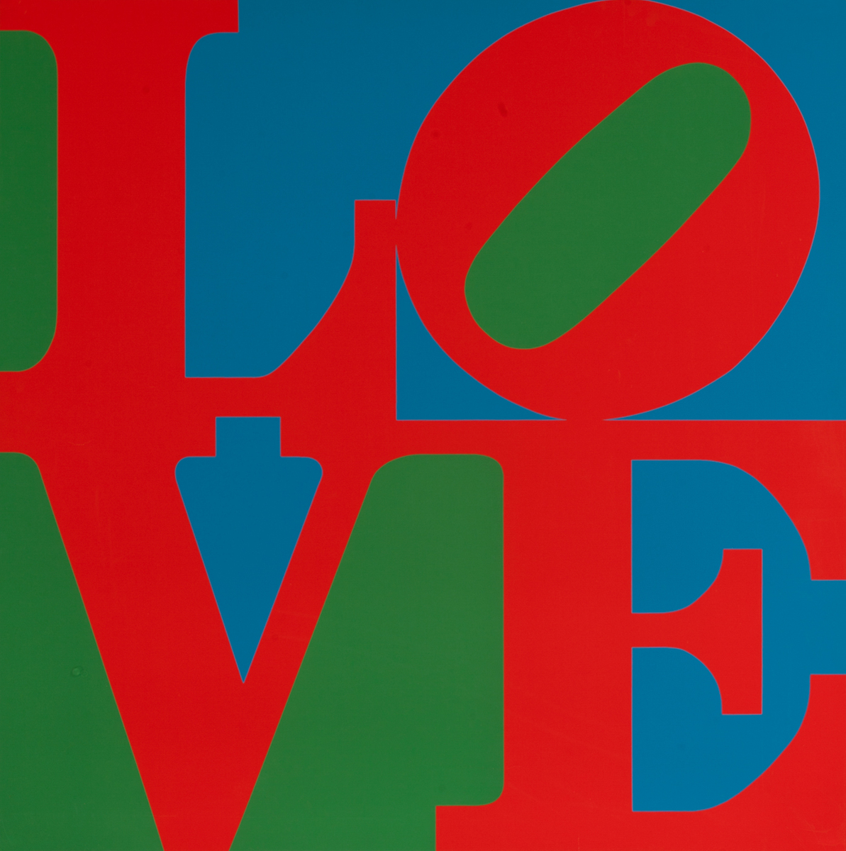 Robert Indiana LOVE Poster Silkscreen