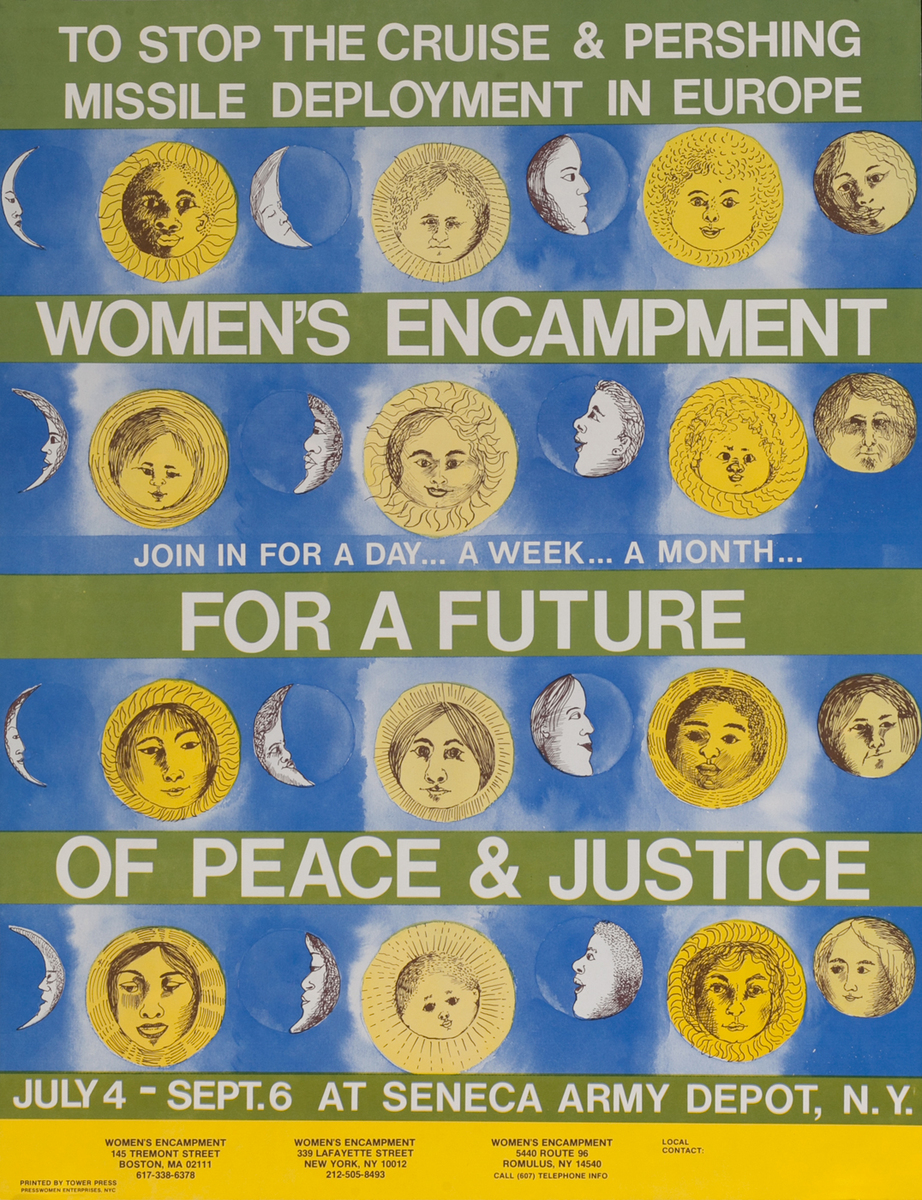 Women's encampment for a future of peace and justice, faces