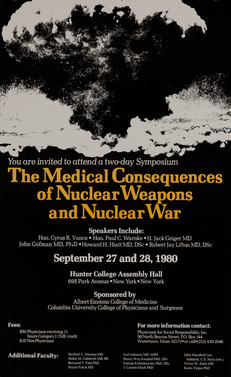 The Medical Consequences of Nuclear War 