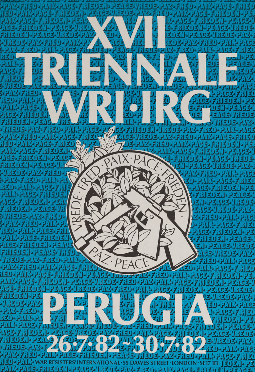 XVII Triennale WRI-IRG Perugia Peace Paz Paix Pace Frieden