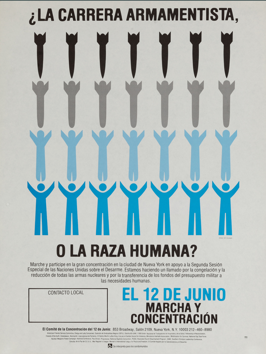 La Carrera Armamentista?  O la Raza Humana?