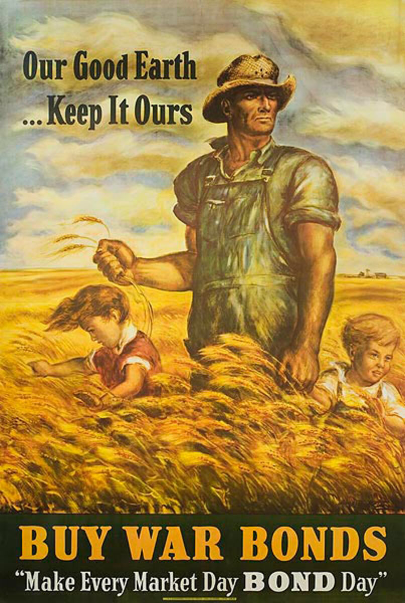 Our Good Earth, Keep It Ours American, Original World War Two Bond Poster