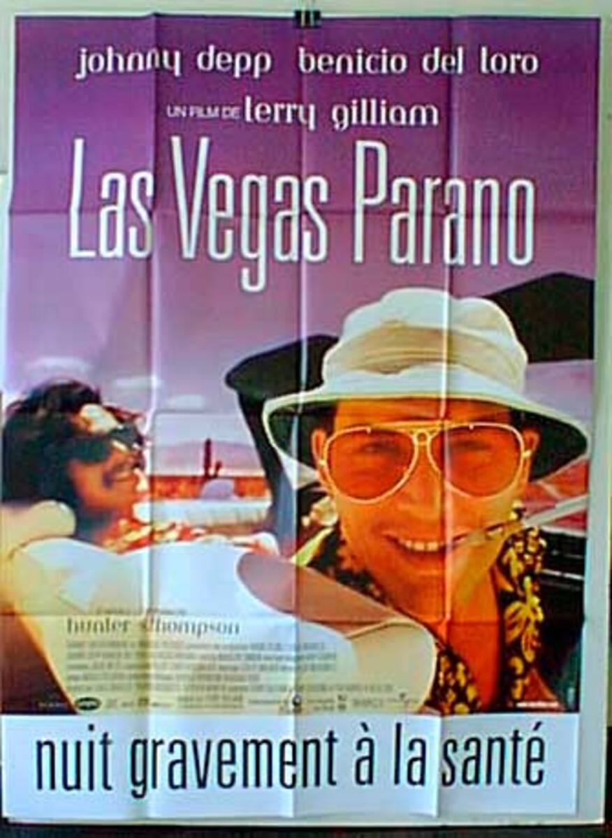 Fear and Loathing In Las Vegas Original French Movie Poster