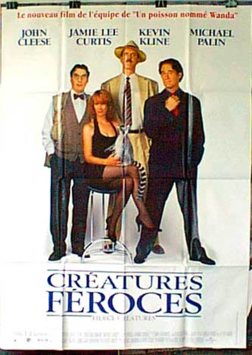 Fierce Creatures Original French Movie Poster