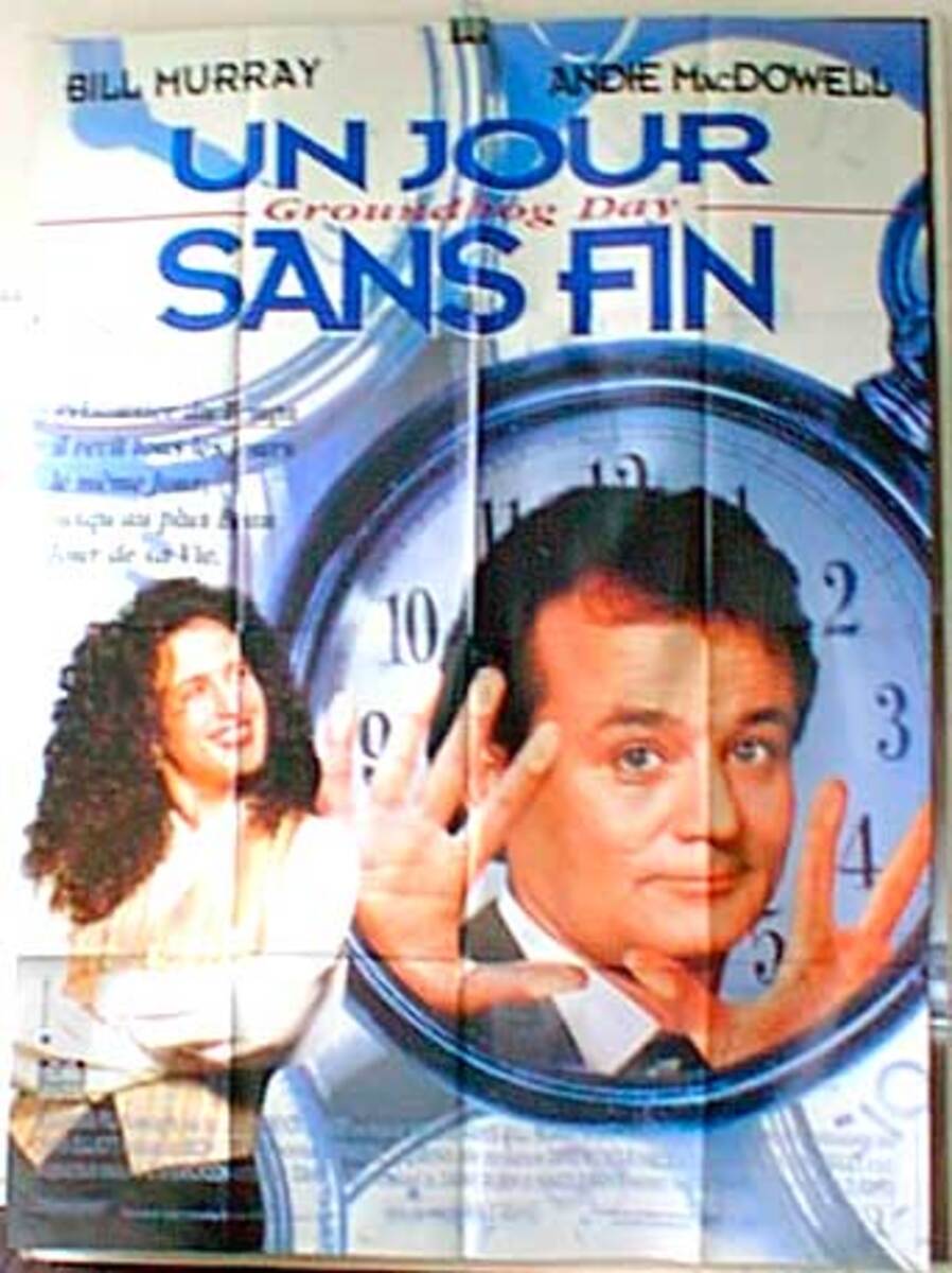 Groundhog Day Original French Movie Poster