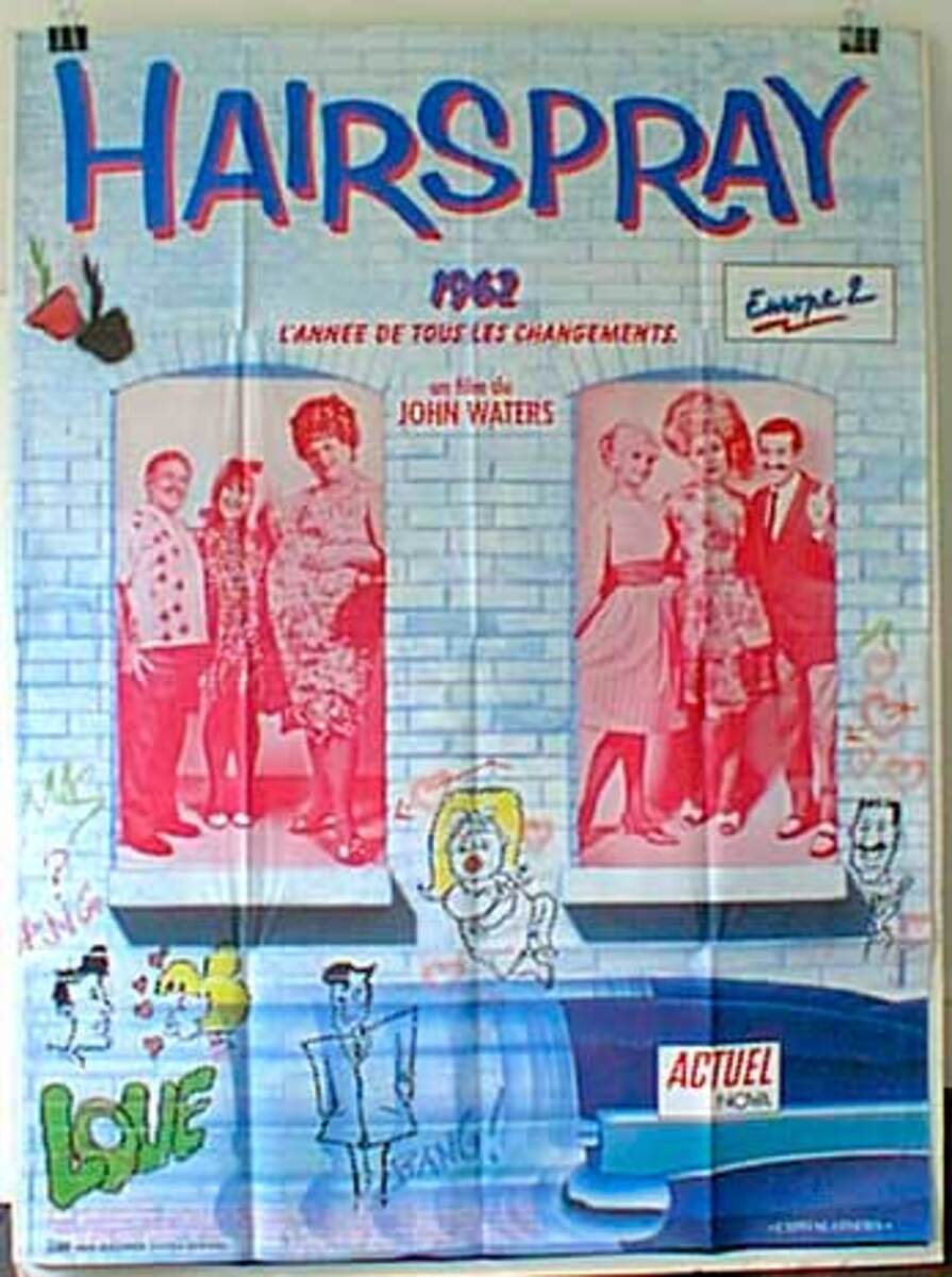 Hairspray Original French Movie Poster