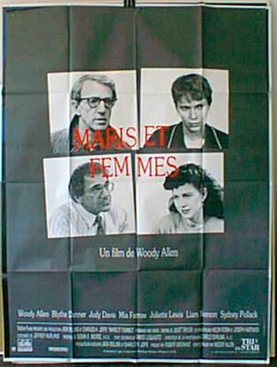 Husbands and Wives Original French Movie Poster