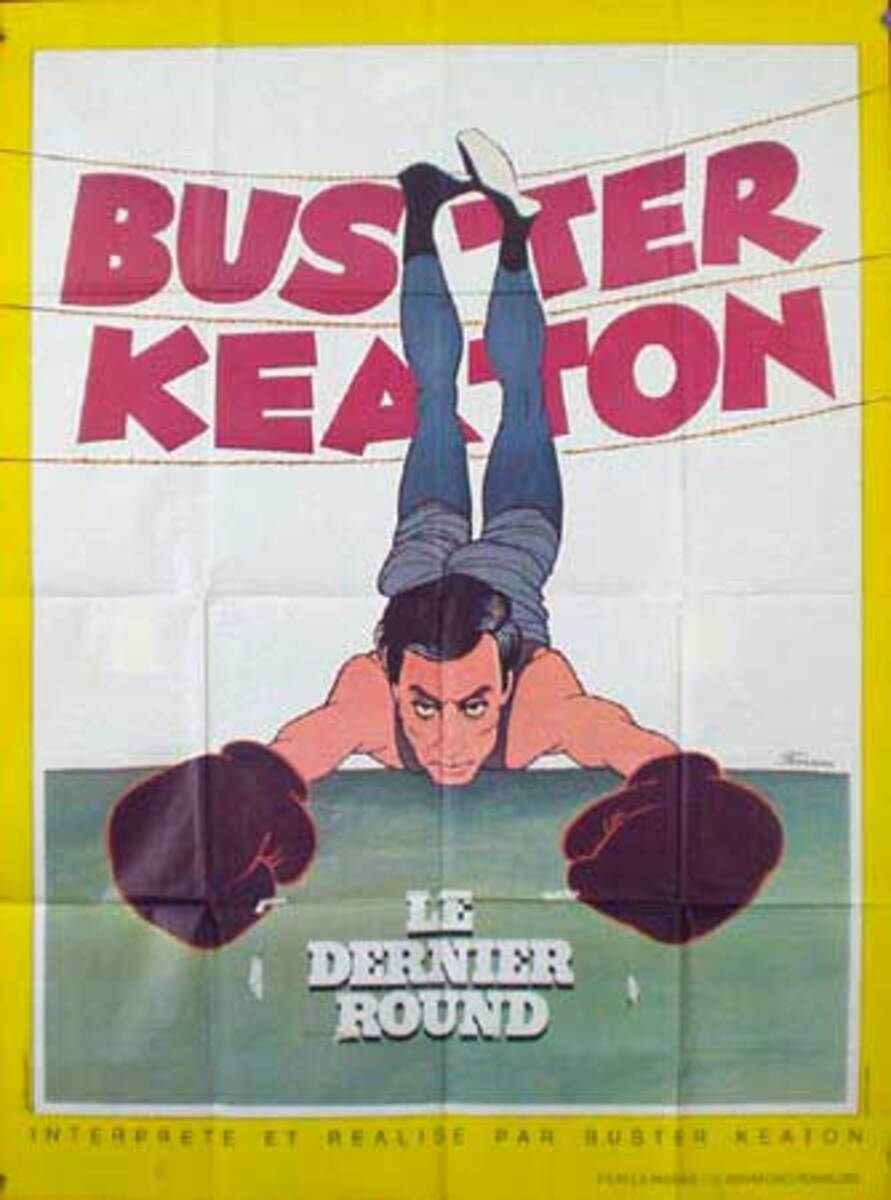The Last Round Buster Keaton Original Vintage Movie Poster French Release
